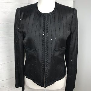 NWT CARLISE BLACK BEADED JACKET
